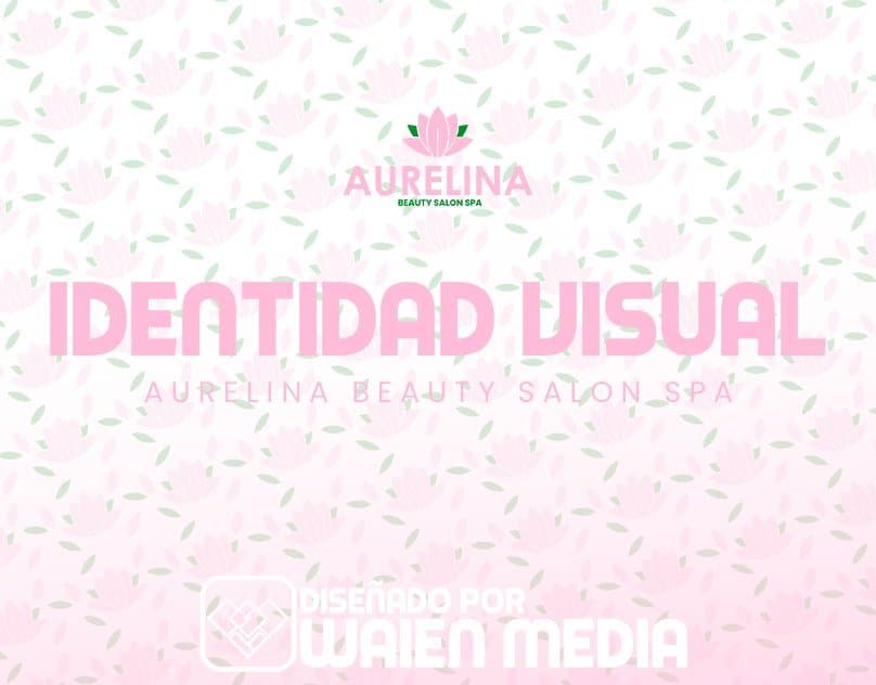 Identidad visual para Aurelina Beauty Salon